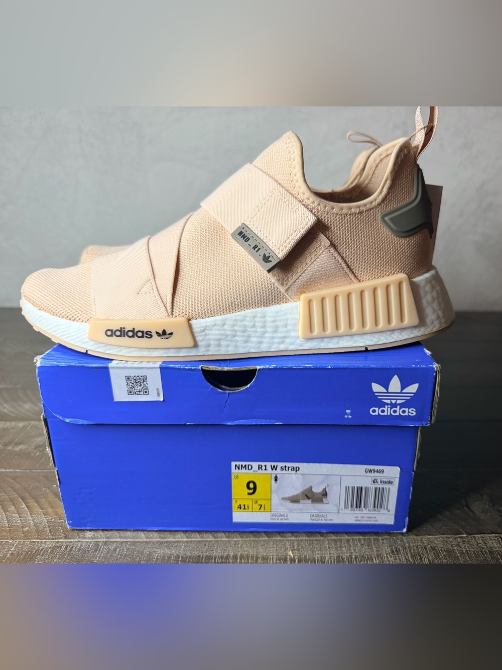 adidas NMD_R1 W Strap Peach/Tan Athletic Shoes